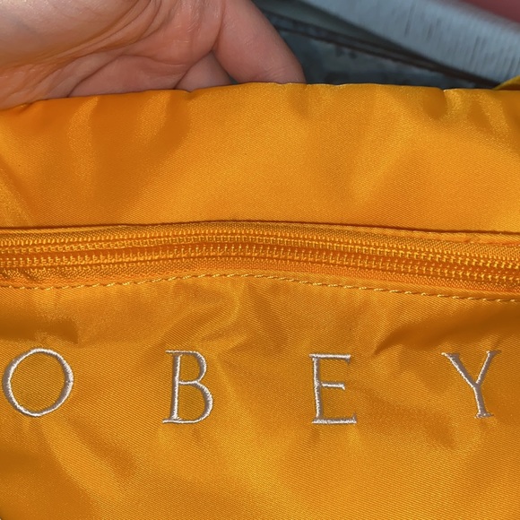 Obey Bags Nwt Obey Drop Out Mustard Yellow Fanny Pack Poshmark